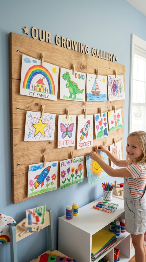 Clip-Frame Art Wall