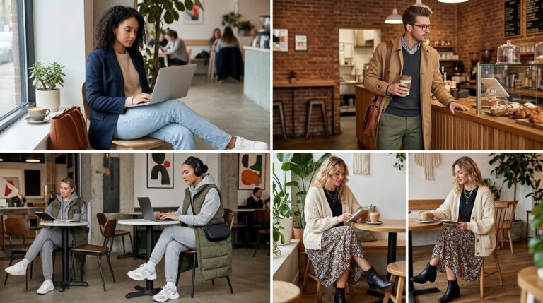Coffee Shop Work Outfit Ideas
