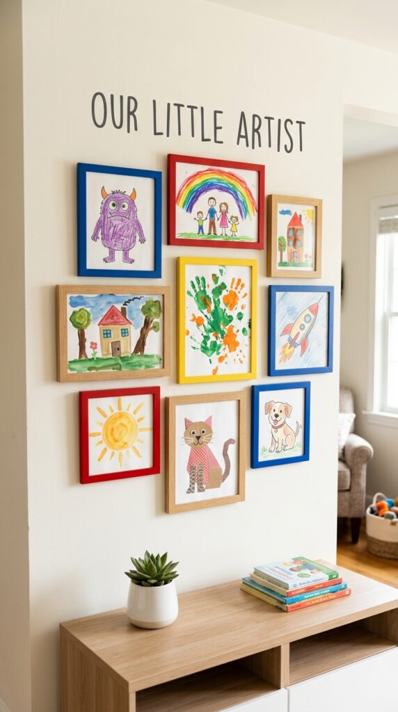 Colorful Gallery Frames