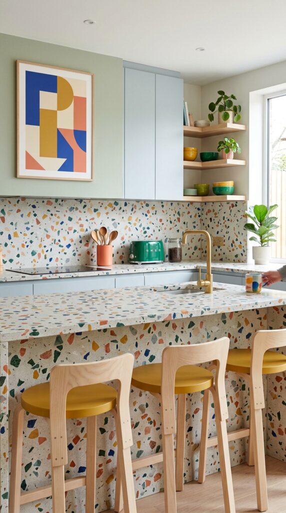 Colorful Terrazzo Island