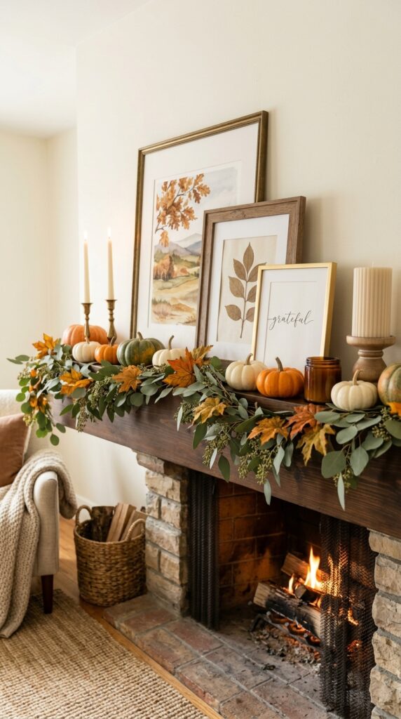 Create a Simple Mantel Arrangement