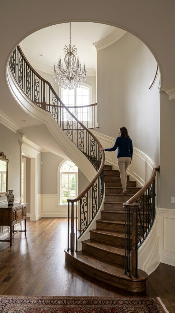 Curved Stair Skirt Board
