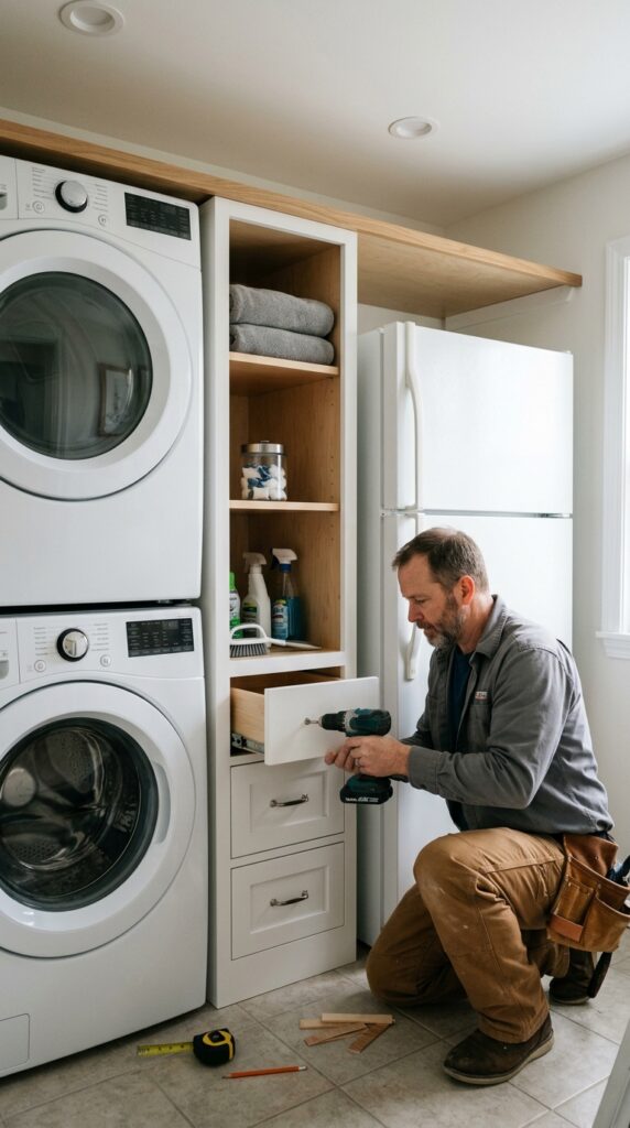 Custom Appliance Filler Cabinet