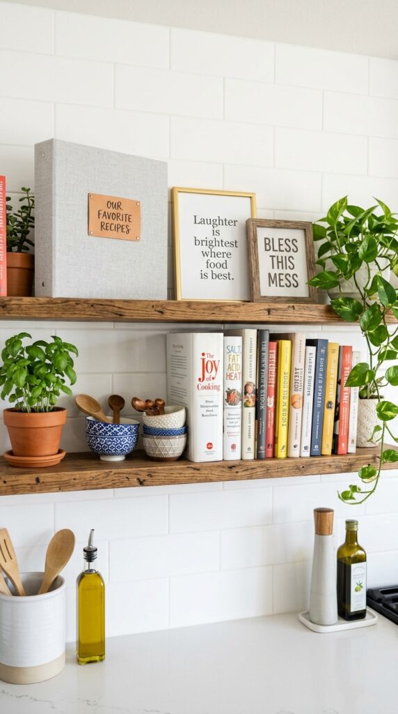 Decorative Cookbook & Binder Display