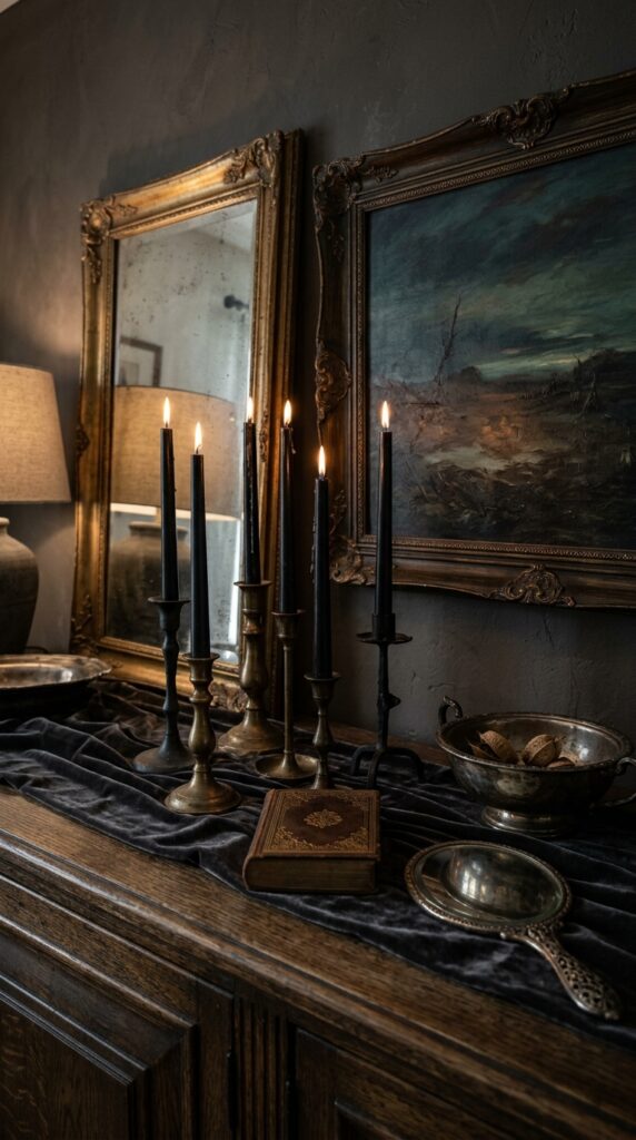 Dramatic Gothic-Inspired Display