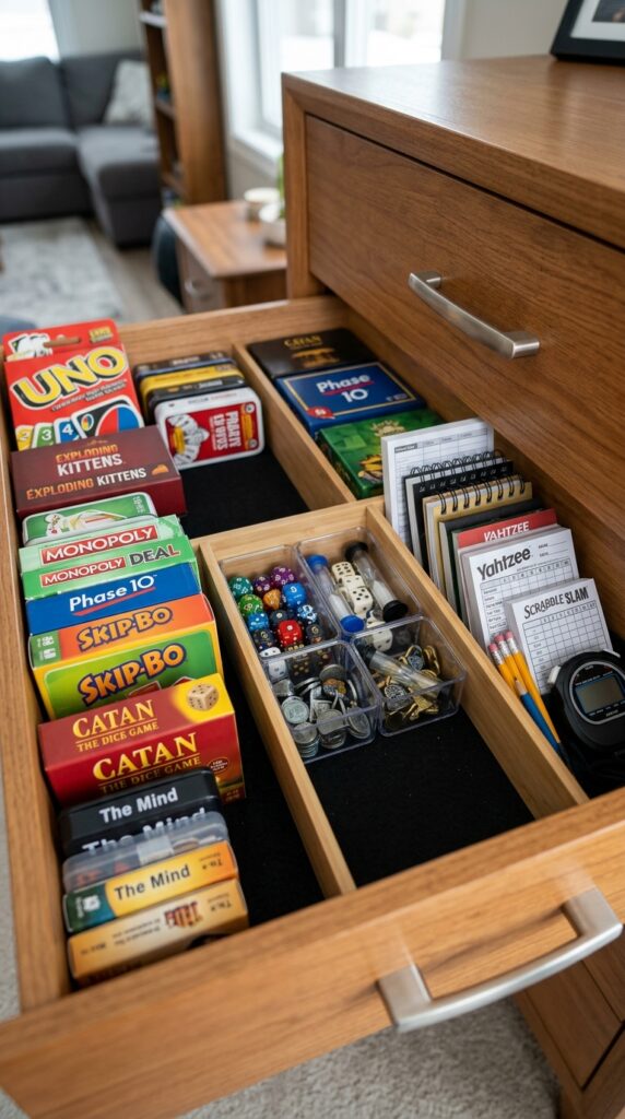 Drawer Organization for Small Games