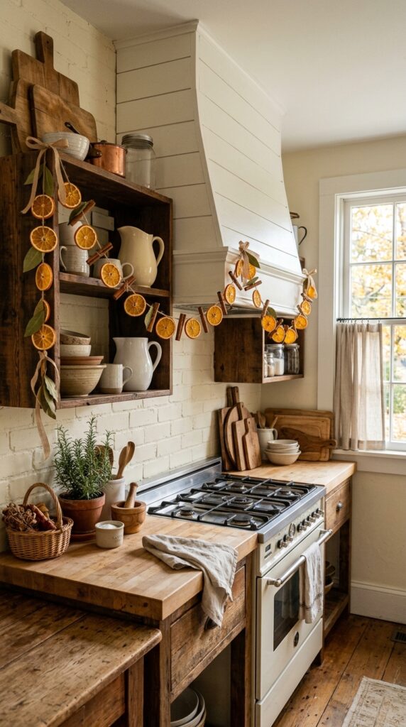 Dried Orange Kitchen Garland