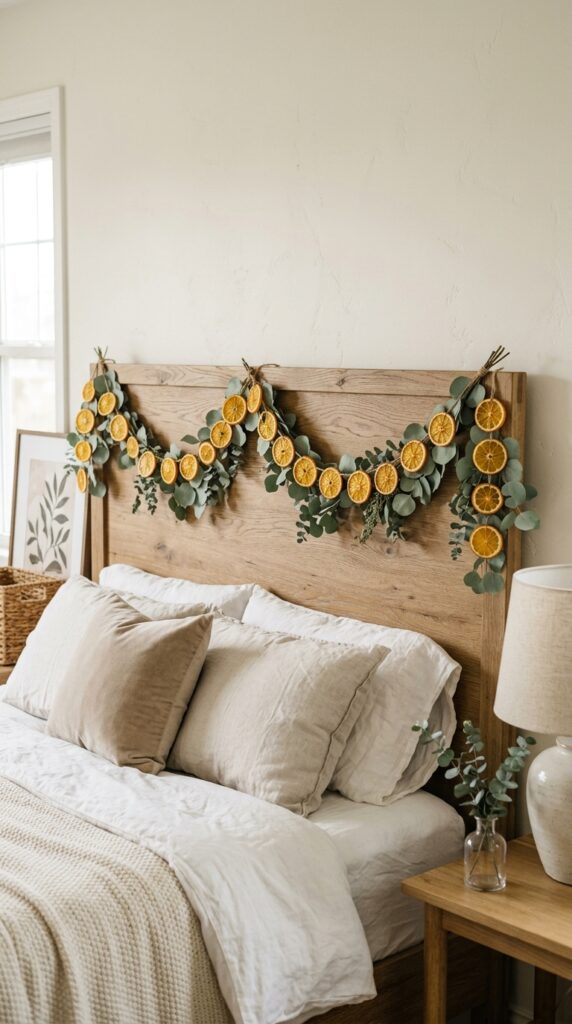 Dried Orange and Eucalyptus Garland