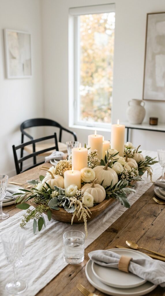 Elegant White Harvest Theme