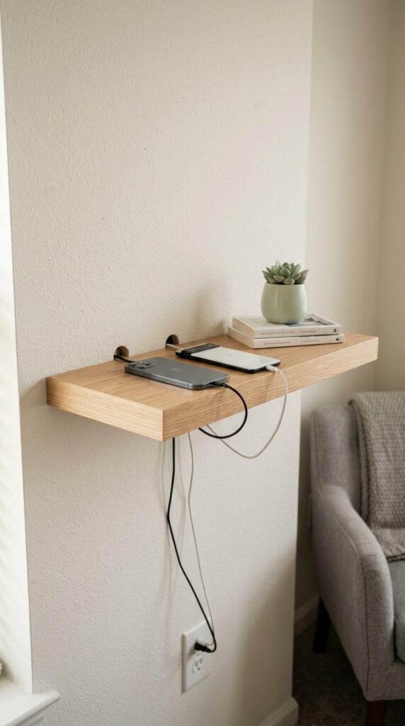 Floating Charging Shelf
