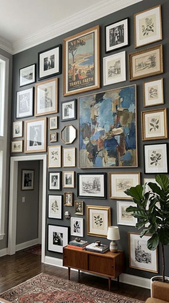 Floor-to-Ceiling Gallery Wall