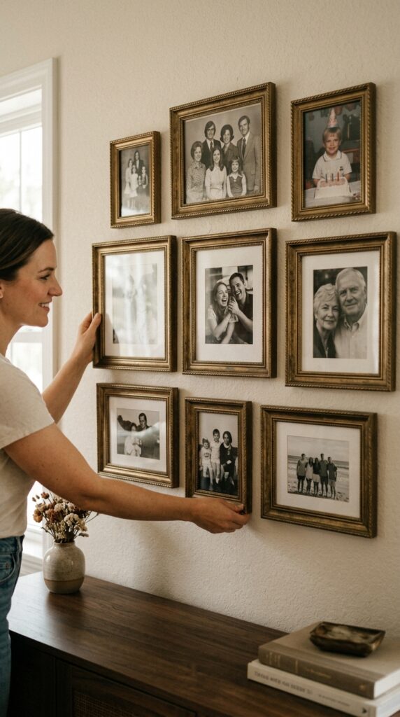 Gallery Wall With Family Memories