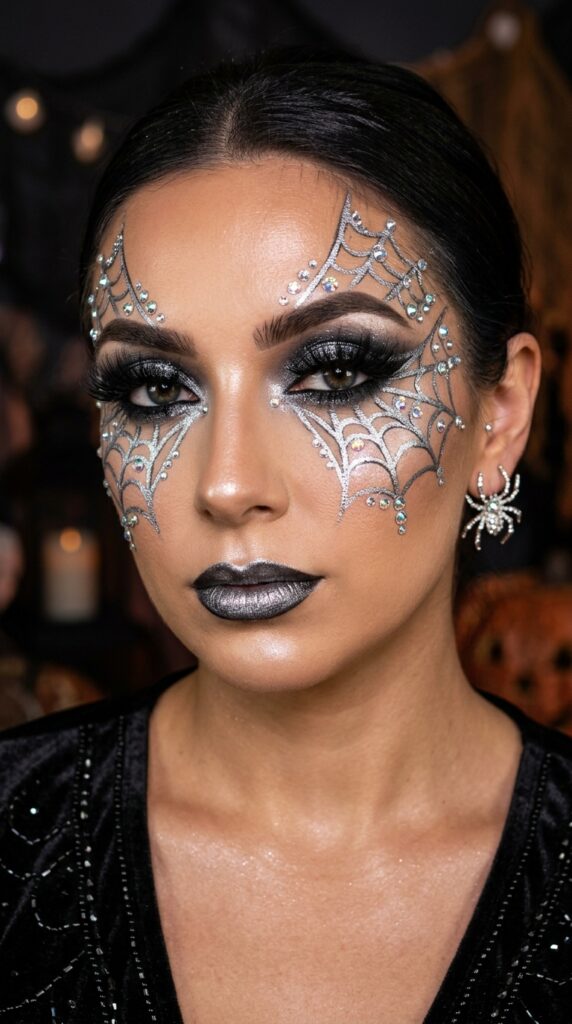 Glamorous Full Spider Web Look