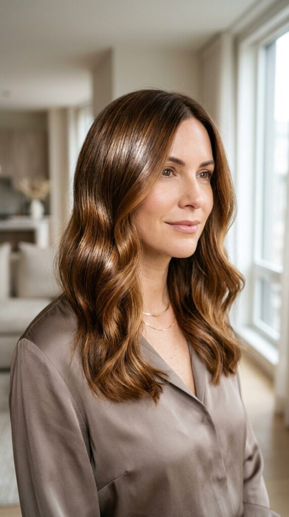 Glossy Toffee Brown