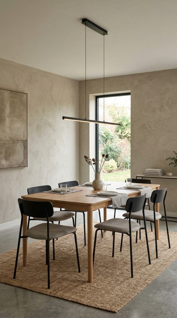 Greige Limewash With Modern Furniture