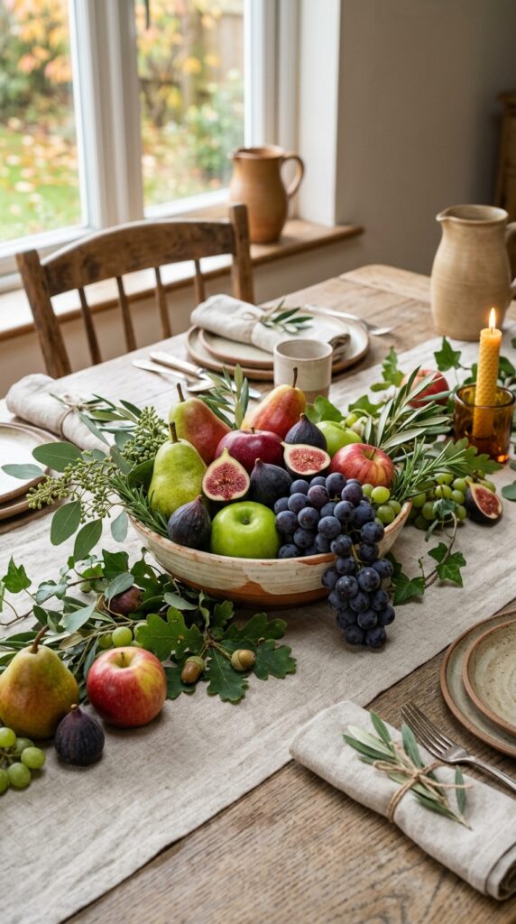 Harvest-Inspired Fruit Centerpiece