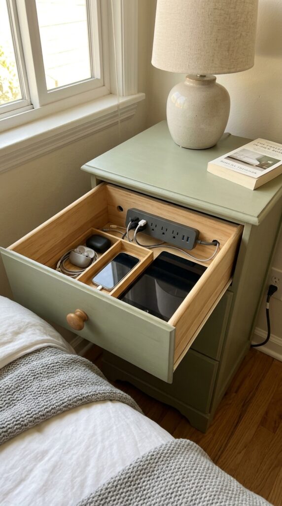 Hidden Charging Drawer