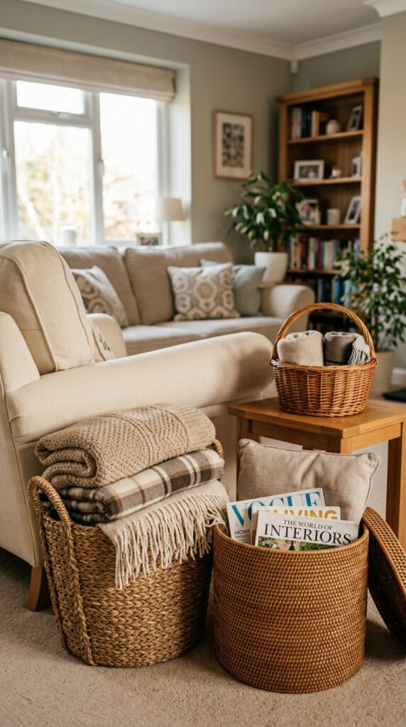 Incorporate Woven Baskets