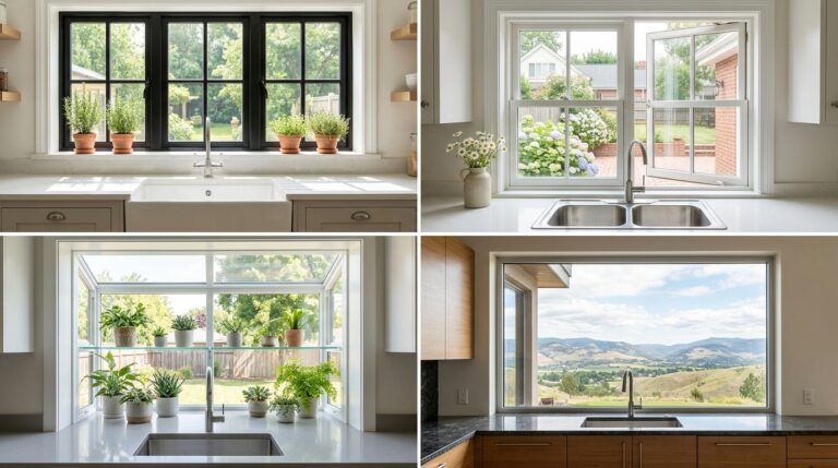 Kitchen Sink Window Ideas