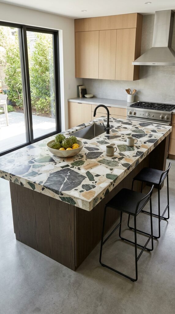 Large-Format Aggregate Terrazzo