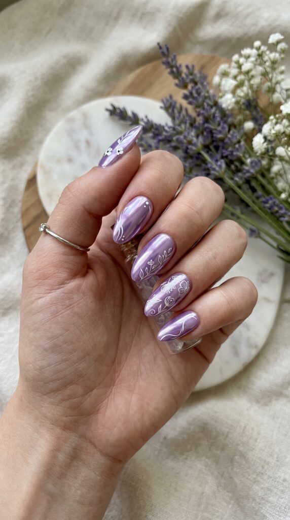 Lavender Chrome With White Details