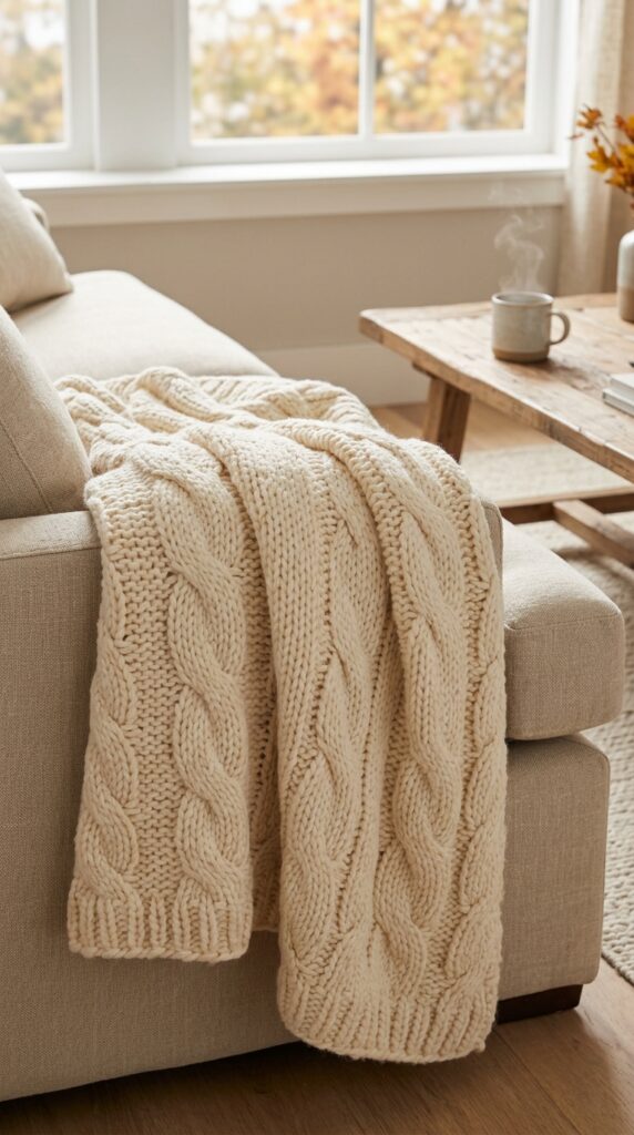Layer Neutral Throw Blankets