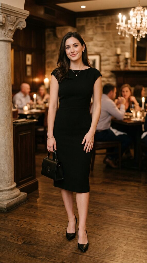 Little Black Dress and Minimal Accessories
