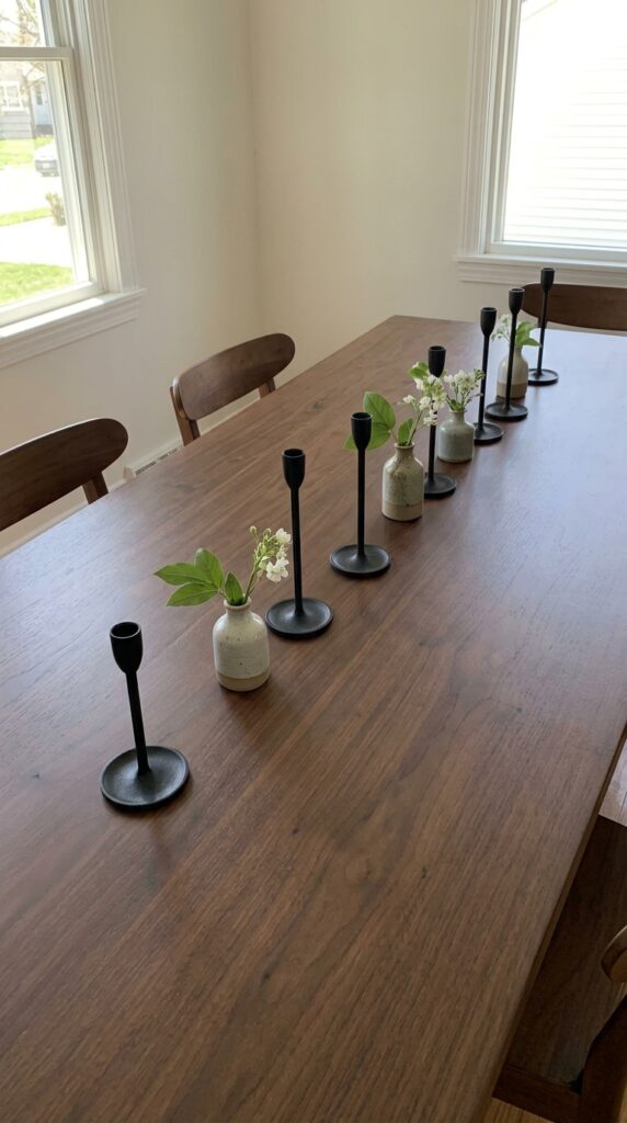 Long Dining Table Arrangement