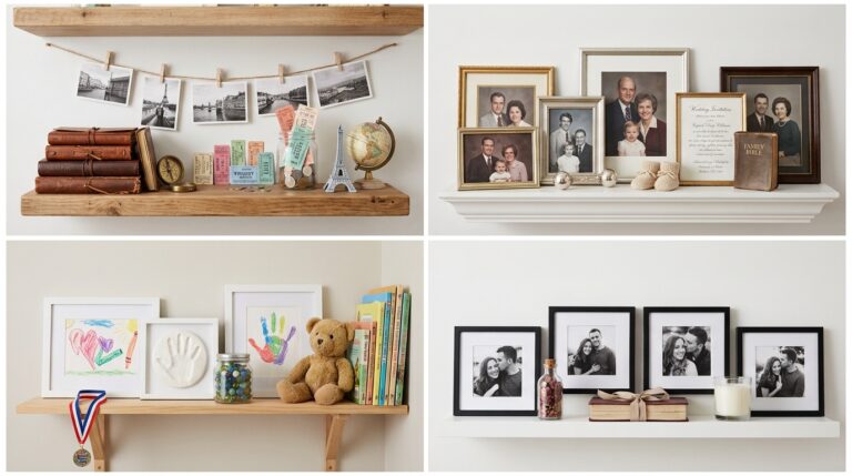 Memory Display Shelf Ideas