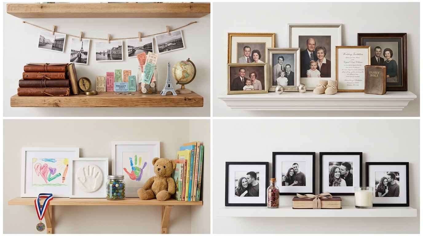 Memory Display Shelf Ideas