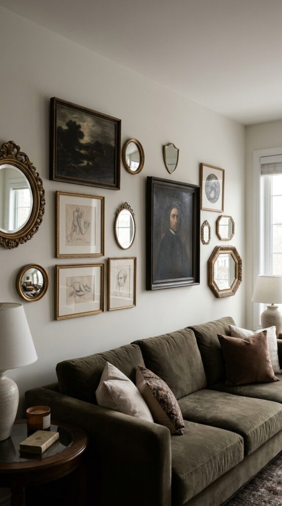 Mix Brass Frames and Mirrors
