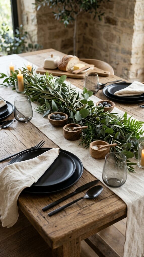Modern Black and Natural Table