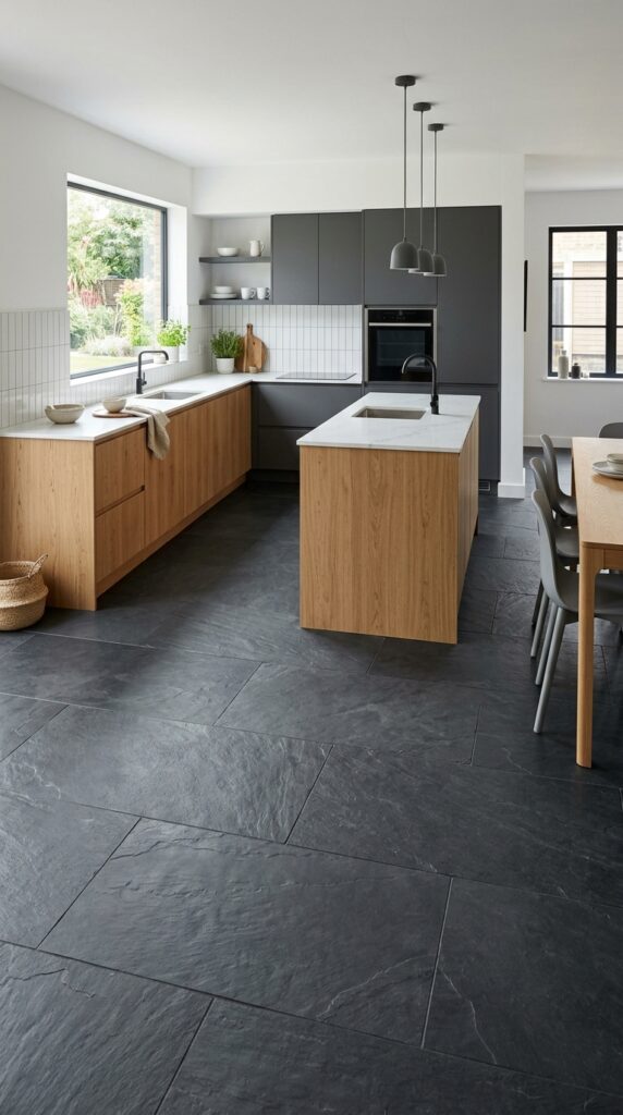 Modern Slate Checkerboard