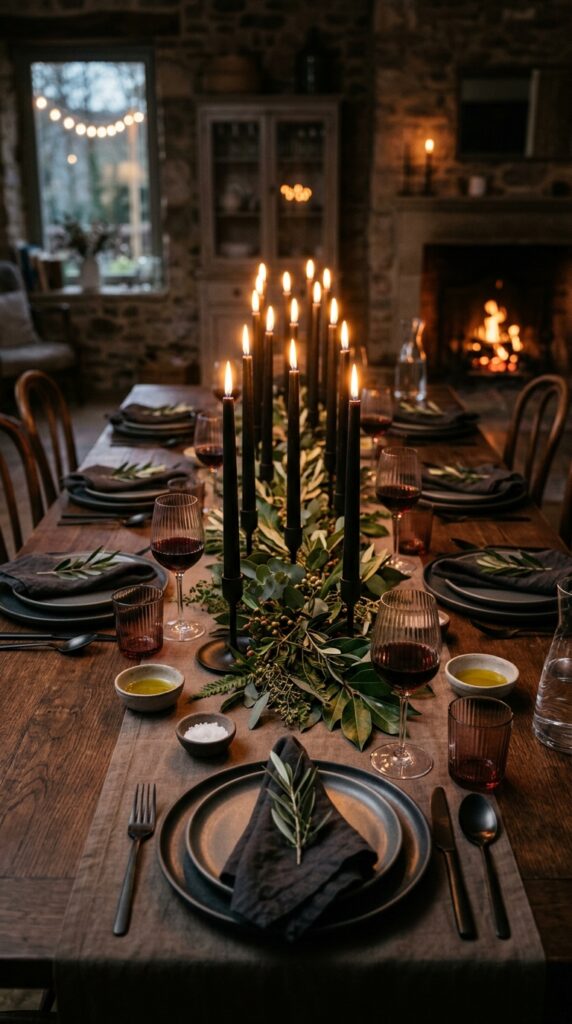 Moody Dining Table Centerpiece