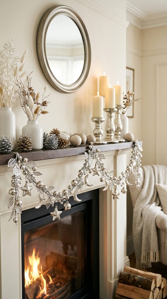 Moonlit Silver Garland