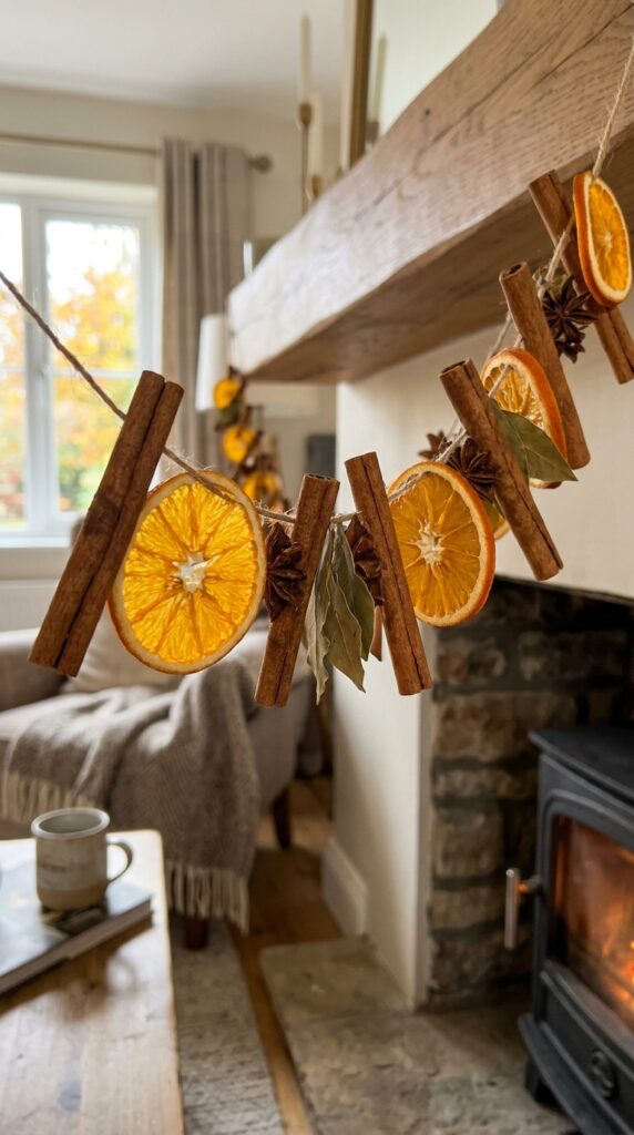 Orange and Cinnamon Garland