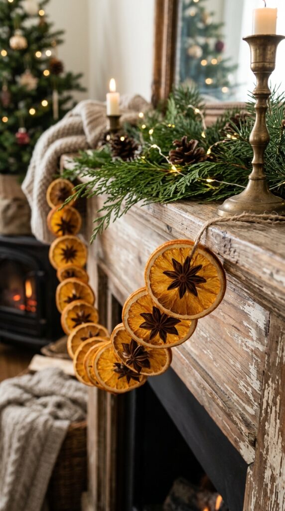 Orange and Star Anise Garland