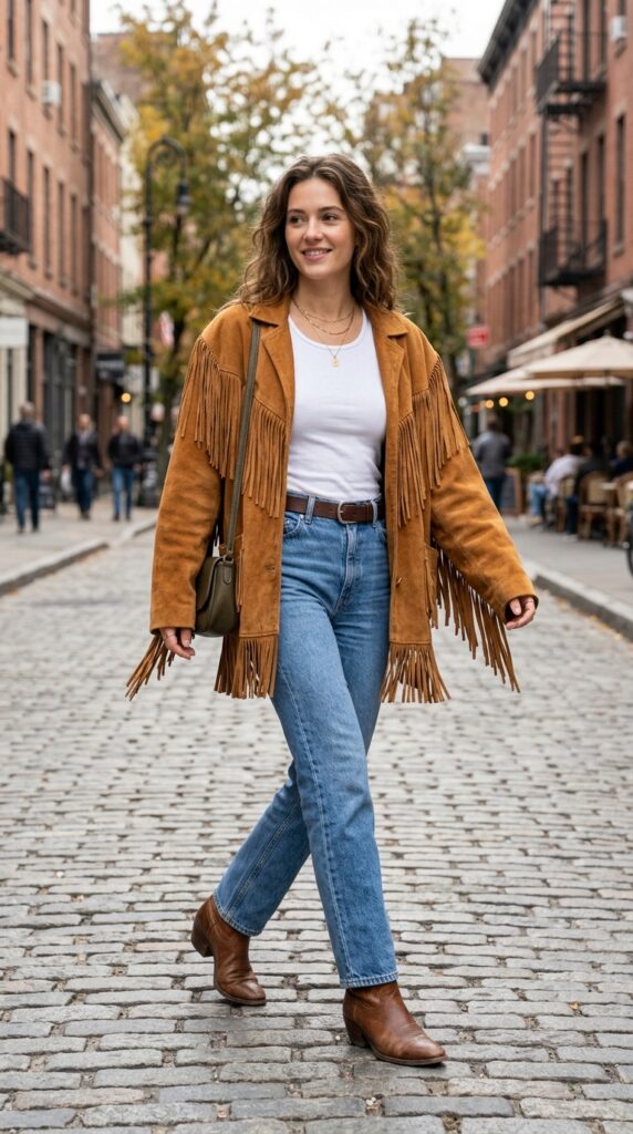 Oversized Fringe Jacket