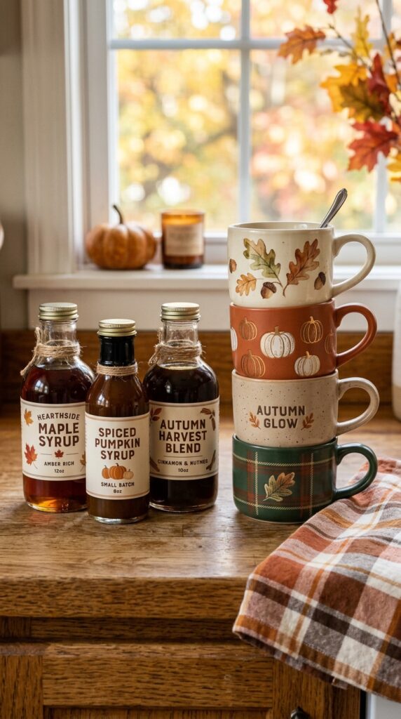 Pair Syrups With Seasonal Mugs