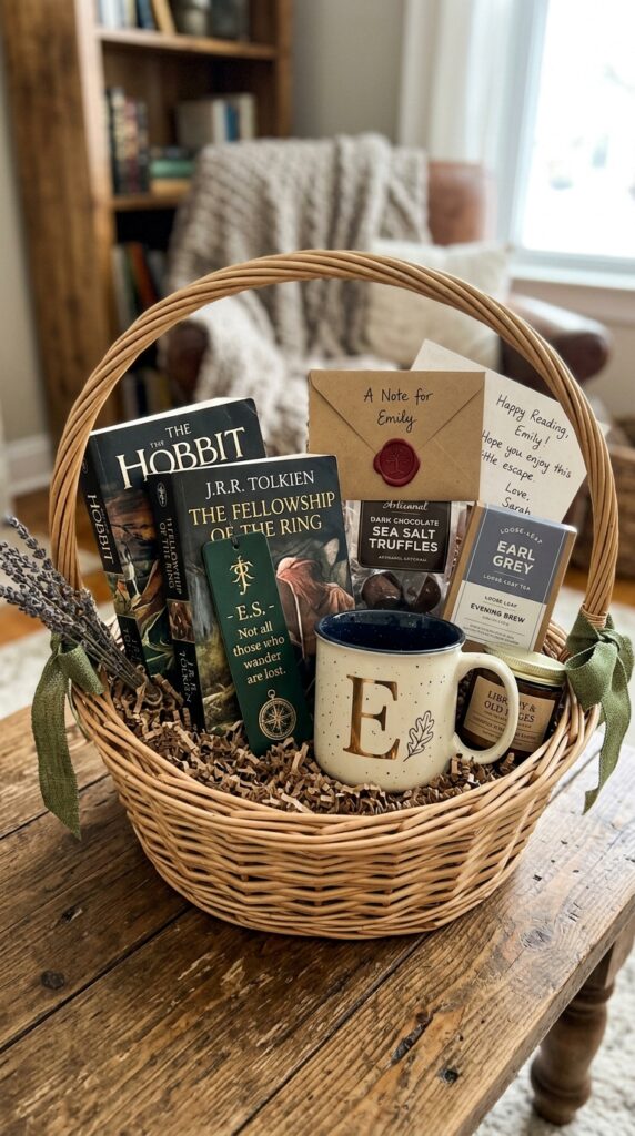 Personalized Book Basket