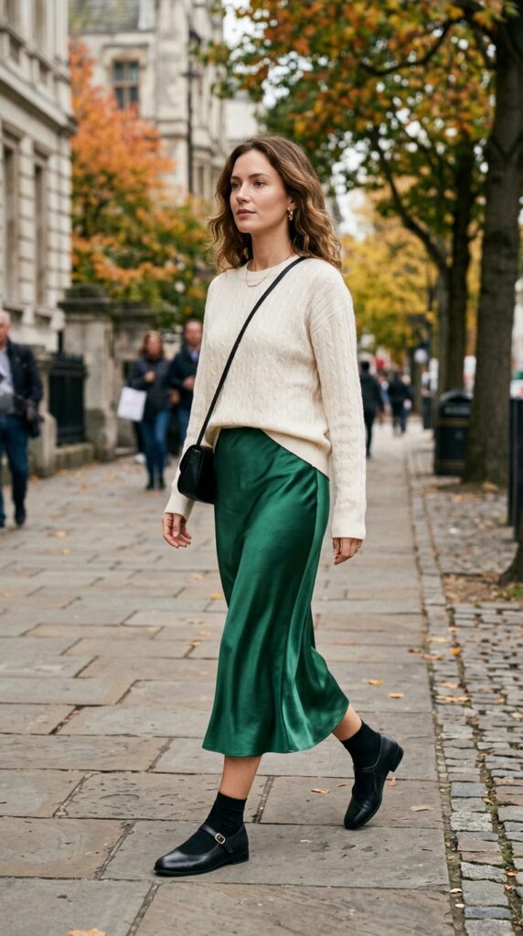 Satin Slip Skirt