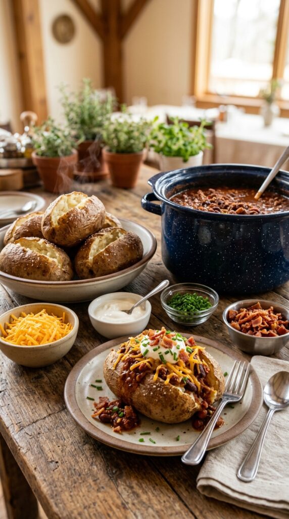 Set Up a Baked Potato Bar