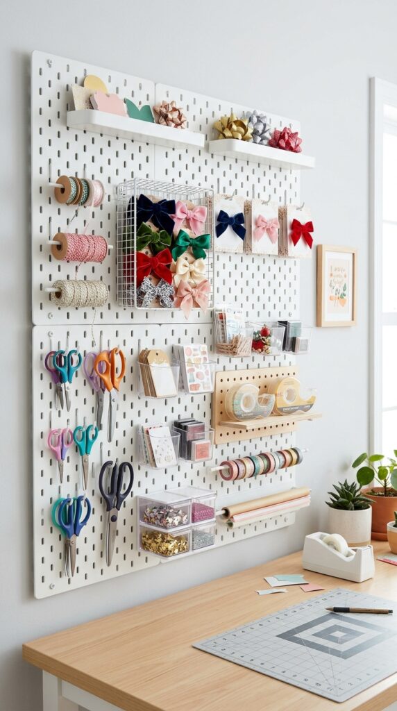  Wall-Mounted Pegboard