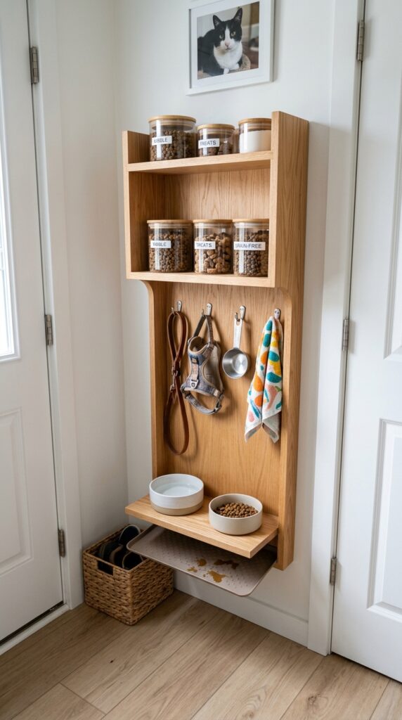 Wall-Mounted Pet Station