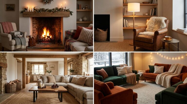 Warm Winter Living Room Ideas