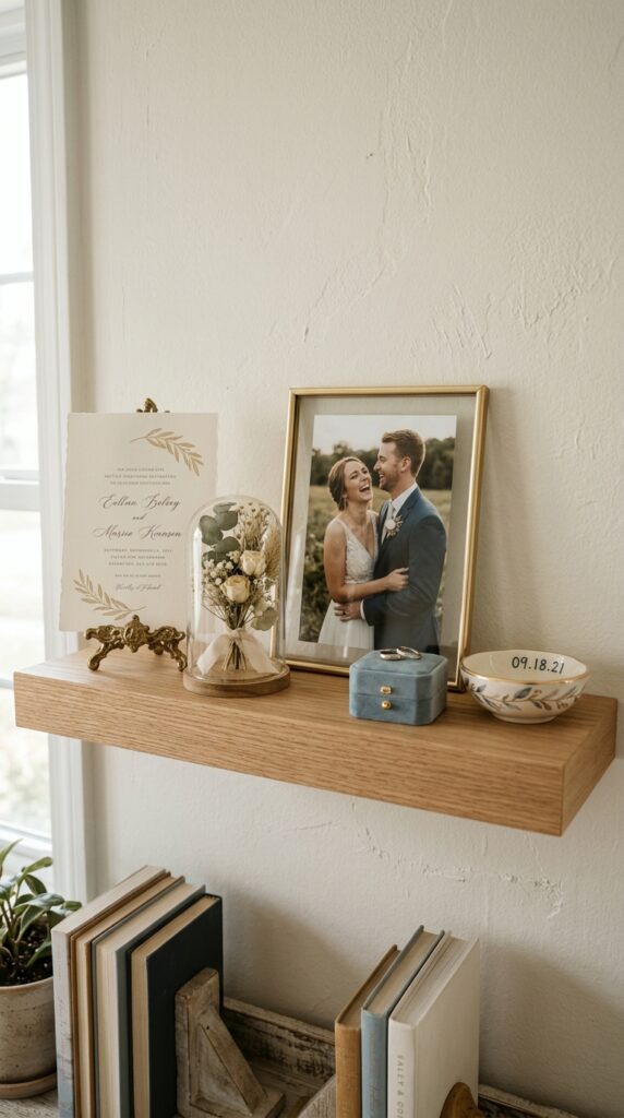 Wedding Memory Shelf