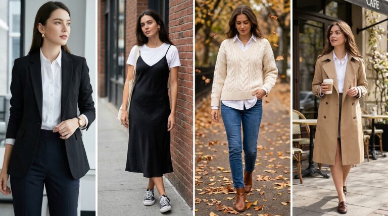 White Shirt Layering Ideas