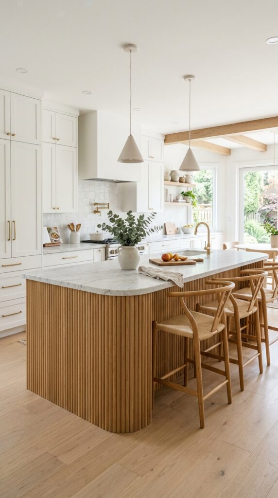 White and Wood Combination