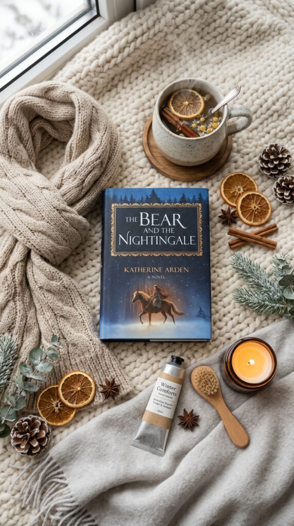 Winter Reading Basket