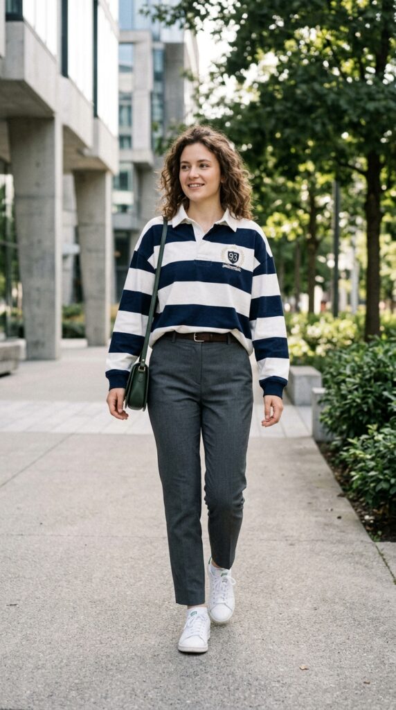 With Tailored Trousers
